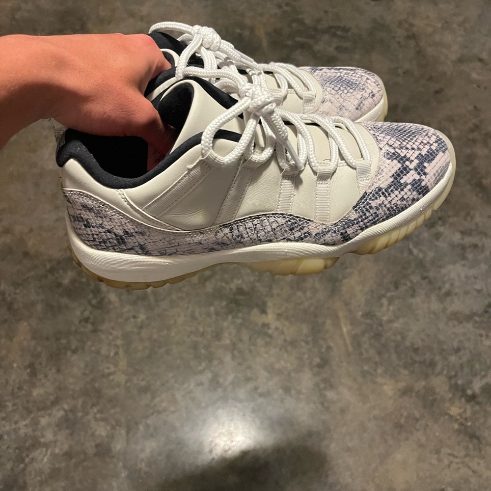 Nike Women's White and Snake Print Sneakers